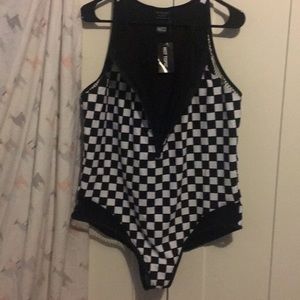hot topic checkered swimsuit